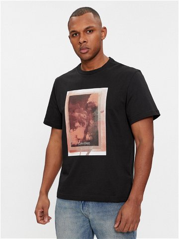 Calvin Klein T-Shirt Photo Print K10K112758 Černá Regular Fit