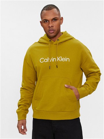 Calvin Klein Mikina Hero K10K111345 Zelená Regular Fit