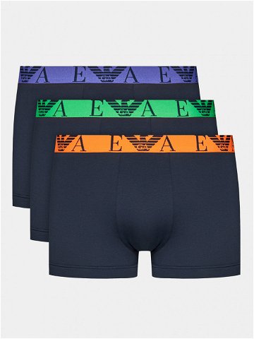 Emporio Armani Underwear Sada 3 kusů boxerek 111357 4R715 70435 Tmavomodrá