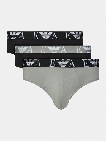 Emporio Armani Underwear Sada 3 kusů slipů 111734 4R715 35321 Barevná