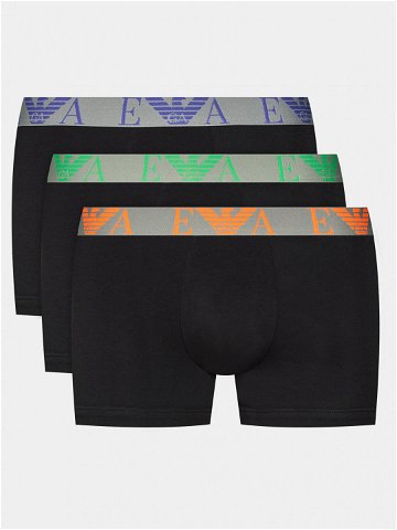 Emporio Armani Underwear Sada 3 kusů boxerek 111357 4R715 29821 Černá