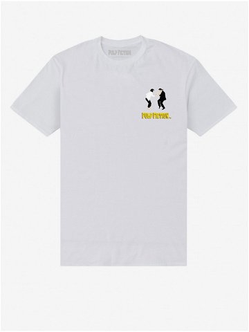 Bílé unisex tričko ZOOT Fan Pulp Fiction Vince & Mia