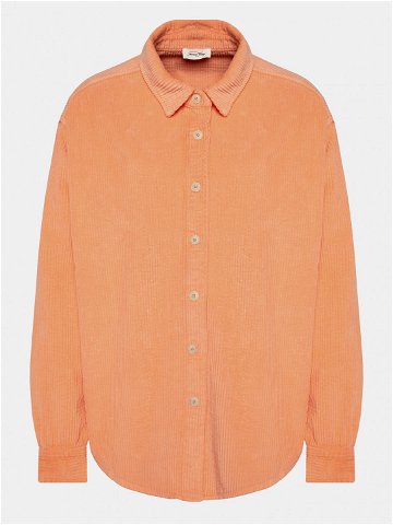 American Vintage Košile Padow PADO06AE24 Oranžová Relaxed Fit