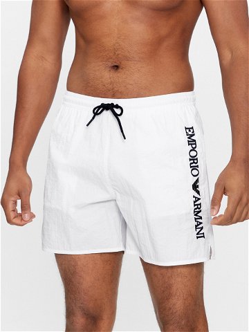 Emporio Armani Underwear Plavecké šortky 211740 4R422 00010 Bílá Regular Fit
