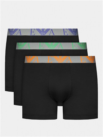 Emporio Armani Underwear Sada 3 kusů boxerek 111473 4R715 29821 Černá