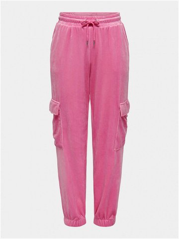 ONLY Kalhoty z materiálu 15310721 Růžová Regular Fit