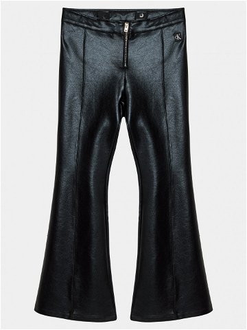 Calvin Klein Jeans Kalhoty z materiálu Spacer IG0IG02293 Černá Flare Fit