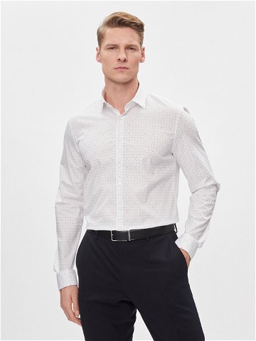 Calvin Klein Košile K10K112298 Bílá Slim Fit