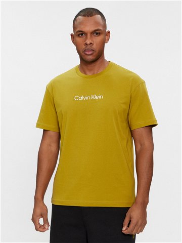 Calvin Klein T-Shirt Hero K10K111346 Zelená Regular Fit