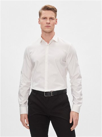 Calvin Klein Košile K10K112301 Bílá Slim Fit