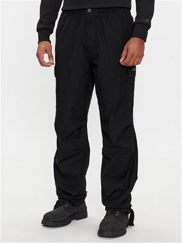 Calvin Klein Jeans Cargo kalhoty Essential Regular Cargo Pant J30J324692 Černá Regular Fit