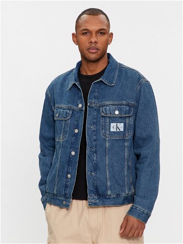 Calvin Klein Jeans Jeansová bunda Regular 90 S Denim Jacket J30J324972 Modrá Regular Fit