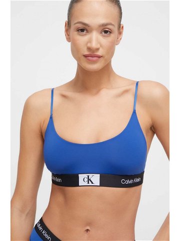 Podprsenka Calvin Klein Underwear tmavomodrá barva