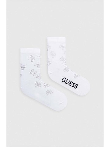 Ponožky Guess dámské bílá barva O3YY01 KBZU0