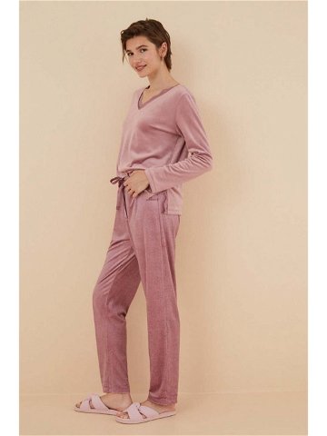 Pyžamo women secret SOFT TOUCH FRANCHISEE růžová barva 3596065