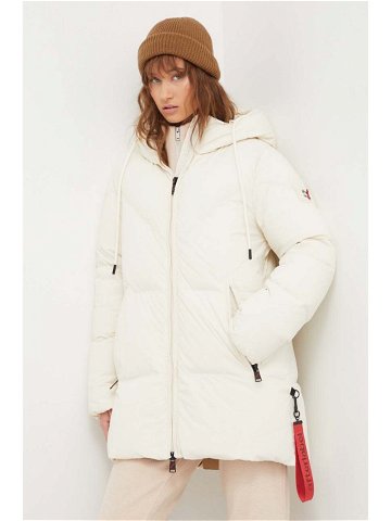 Péřová bunda After Label dámská béžová barva zimní