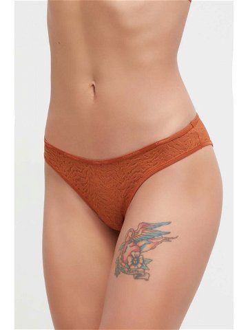 Kalhotky Calvin Klein Underwear oranžová barva 000QF7348E