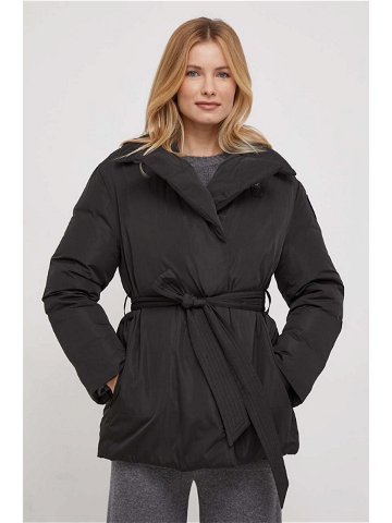 Péřová bunda Blauer dámská černá barva zimní