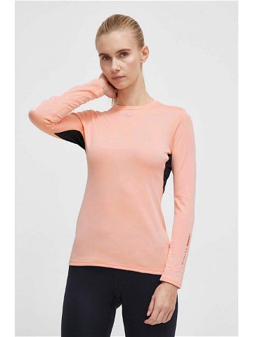 Funkční triko s dlouhým rukávem Mizuno Mid Weight růžová barva