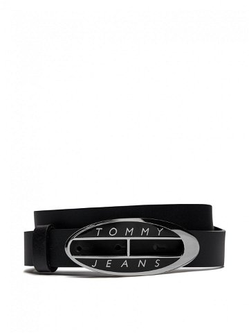 Tommy Jeans Dámský pásek Tjw Origin Belt AW0AW15840 Černá
