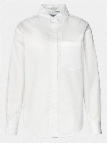 Calvin Klein Košile K20K206749 Bílá Relaxed Fit