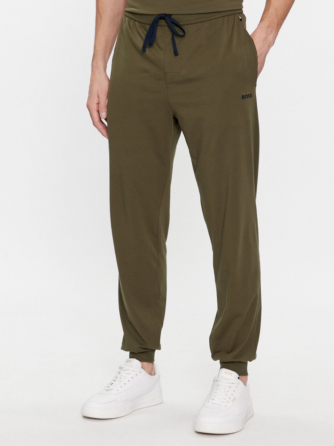 Boss Teplákové kalhoty Mix & Match Pants 50515305 Zelená Regular Fit