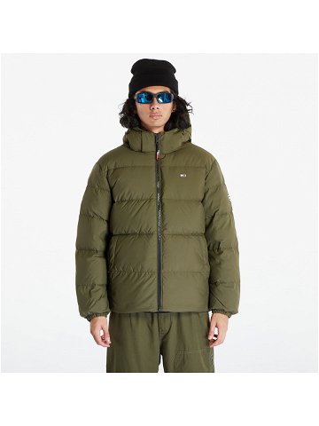 TOMMY JEANS Essential Down Jacket Green