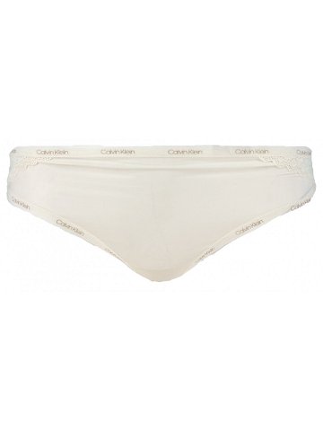 Brazilské kalhotky model 16525749 101 krémová krém XS – Calvin Klein