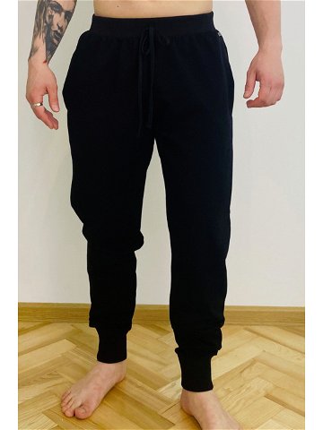 Pánské teplákové kalhoty model 17033565 černá L – De Lafense