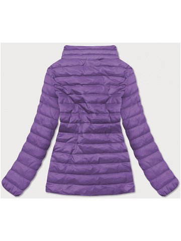 Lehká fialová dámská prošívaná bunda model 17050613 – J STYLE Barva odcienie fioletu Velikost S 36