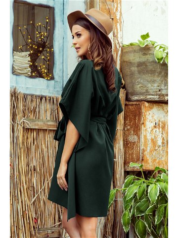 Dámské šaty 287-14 SOFIA – NUMOCO Barva Zelená Velikost 2XL 3XL
