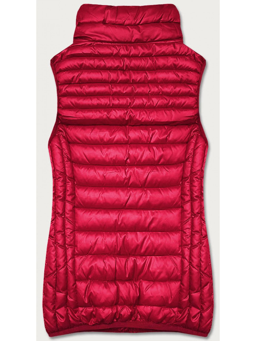 Červená dámská vesta model 17110276 – S WEST Barva odcienie czerwieni Velikost XXL 44