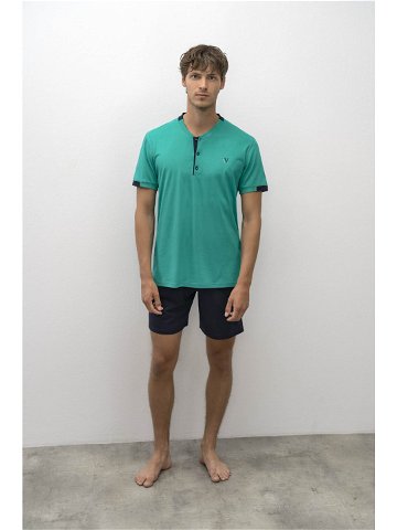 Pánské pyžamo model 17114722 M Zelená – Vamp