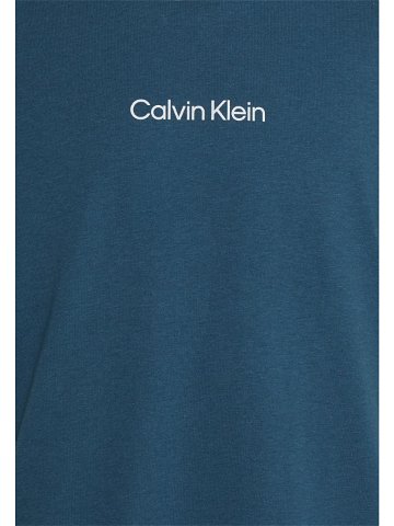 Pánské triko na spaní model 17205238 – Calvin Klein Velikost L Barvy Modrá