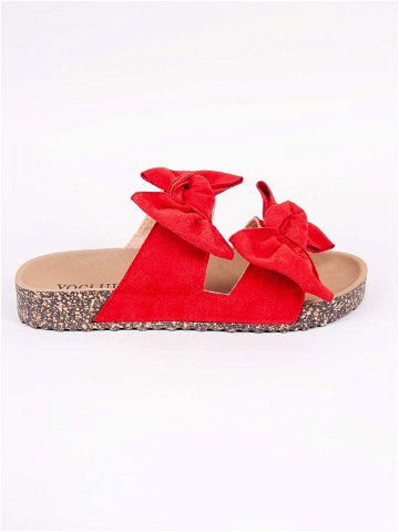 Dámské sandály Slide model 17209959 Červená barva 37 – Yoclub