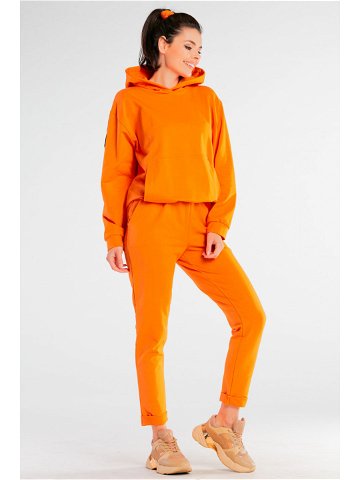 Mikina s kapucí model 17221857 Orange L XL – Infinite You