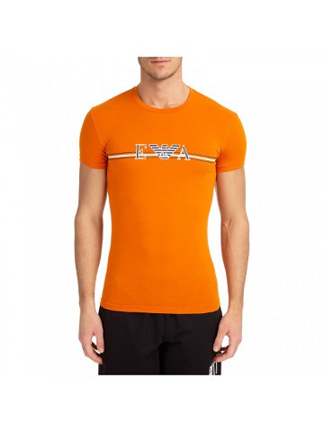 Pánské triko krátký rukáv XL oranžová model 17296096 – Emporio Armani