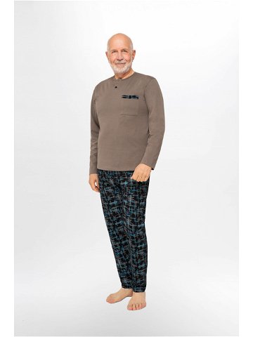Pánské pyžamo model 17331985 – MARTEL Barva khaki Velikost 2XL