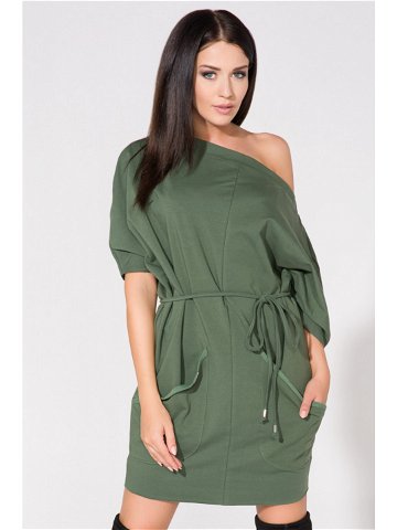Dámské šaty model 17354937 3640 tmavě zelená – Tessita
