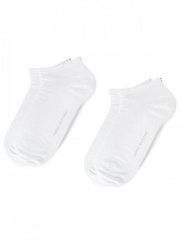 Tommy Hilfiger Sada 2 párů nízkých ponožek unisex 343024001 Bílá
