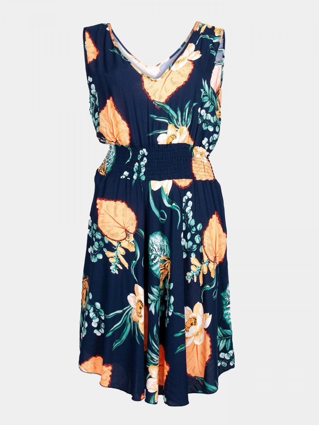Dámské krátké letní šaty model 17399696 Multicolour XL XXL – Yoclub