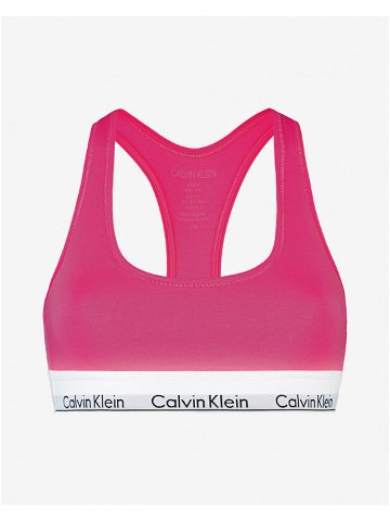 Dámská podprsenka tmavě růžová model 17512895 – Calvin Klein Velikost S Barvy tmavě růžová