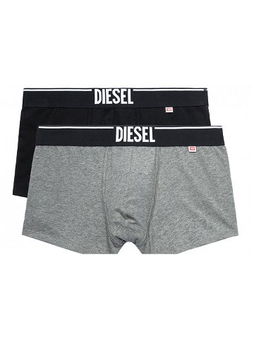 Pánské boxerky 2ks XL černá šedá model 17530907 – Diesel