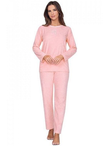Dámské froté pyžamo Emily růžové M
