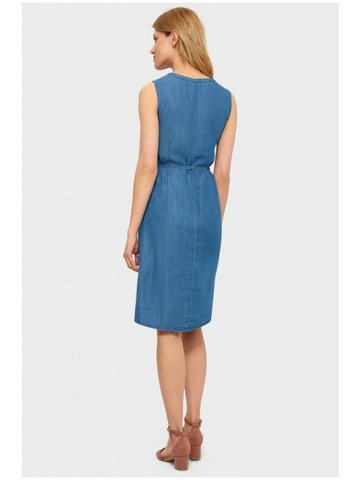 Dámské riflové šaty model 17643761 středně modrá 36 – Greenpoint