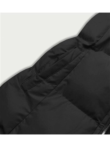 Černá péřová dámská vesta s kapucí 5M721-392 černá XL 42