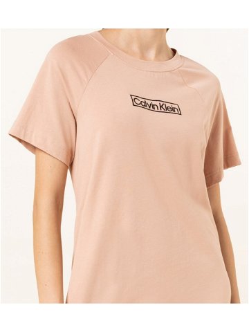 Dámská noční košile model 17697309 – Calvin Klein Velikost S Barvy světle hnědá
