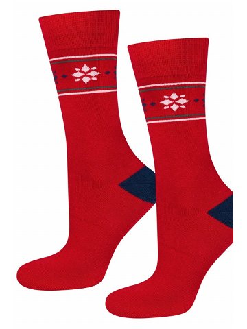 Ponožky SOXO – ozdobná krabička vánoční stromeček MULTIKOLOR 40-45