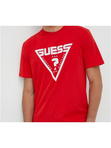 Pánské triko červená červená XL model 17772041 – Guess
