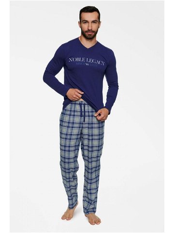 Pánské pyžamo model 17863172 modré XXL – Henderson